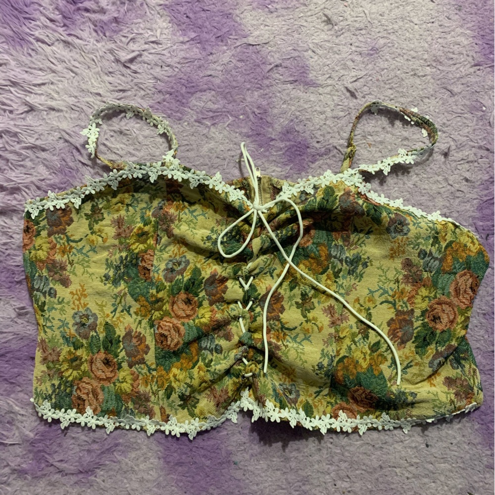Floral Corset Top